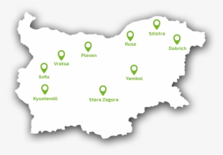 The Company's Sales And Service Complexes Are Located - 3d Bulgarian Flag Map
