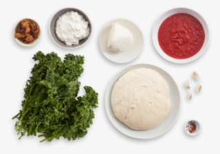 Mozzarella & Ricotta Calzones With Kale & Spicy Tomato - Mozzarella