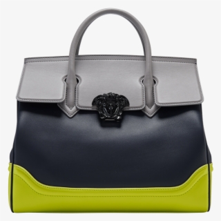 Versace Palazzo Empire Large Bag For Women - Gri Large Versace Palazzo Empire Bag