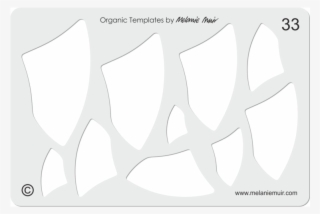 Melanie Mur Organic Template 33 - Stencil
