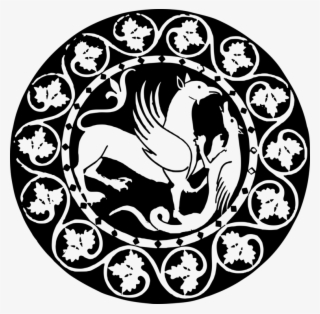 Middle Ages Symbol Tuscany Mandala Dragon - Black Dragon Symbol Shower Curtain