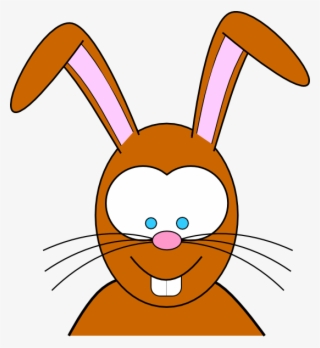 Vector Free Vectors Download 4vector - Cartoon Bunny Rabbit Face Shower Curtain