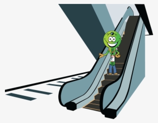 Stairs/escalator - Stock Illustration