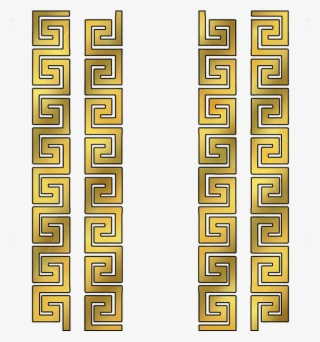 Click And Drag To Re-position The Image, If Desired - Gold Greek Pattern Png