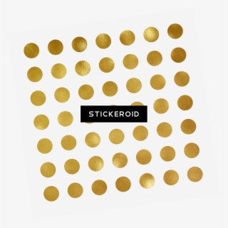 Gold Pattern - 1970s Stickers