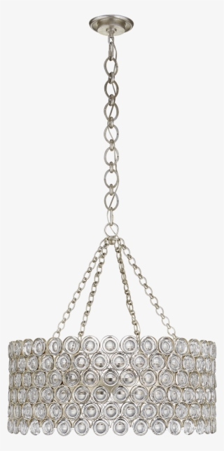 Loop Crystal Drum Chandelier - Aerin Lesina Chandelier