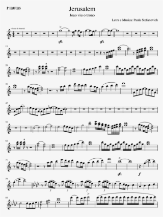 Jerusalem Corrigido Flautas Sheet Music For Flute Download - Faure Pavane Flute