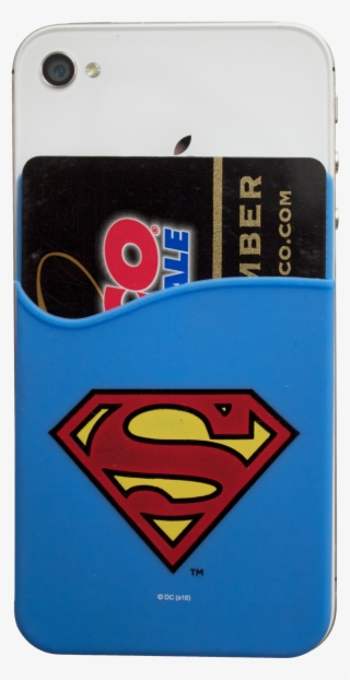 Superman Logo Smartphone Card Holder - Super Hero Mother's Day