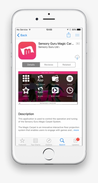 Magic Carpet App For Mobile - Mobile Phone