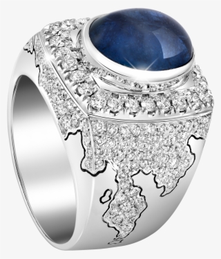 Conqueror Oval Blue Sapphire Ring - Engagement Ring