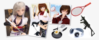 Soft Toys, Weapons, Headphones, And Sometimes Copyrighted - Girl