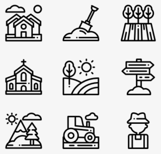 In The Village - Agriculture Icons