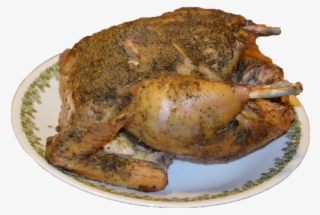 Cooked Sage Rubbed Whole Roast Chicken Or Turkey - Roast Chicken