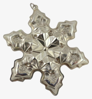 Vintage Gorham Sterling Silver Snowflake Christmas - Cross