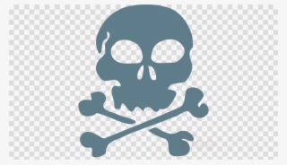 Download Skull No Background Clipart Skull And Crossbones - Skull And Crossbones Mousepad