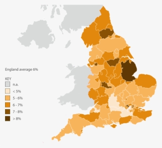 A Graphic Representation Of Diabetics As A Percentage - Oxford On The Uk Map