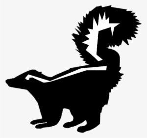 Skunk Silhouette - Sticker