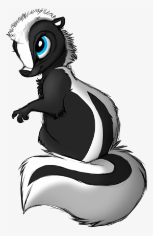 Skunk Drawing, Skunks, Woodland Forest, Cutting Files, - Skunk Drawing