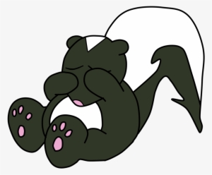 Jpg Library Download Baby Skunk Clipart - Sad Skunk Cartoon