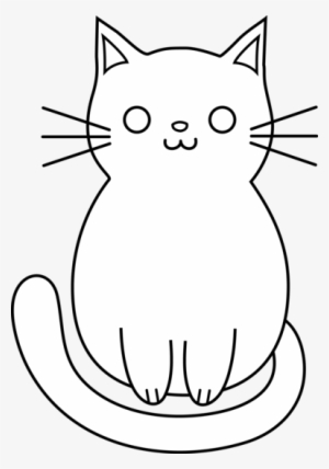 Cute Cat Clipart Free Images - Easy Cat Lineart