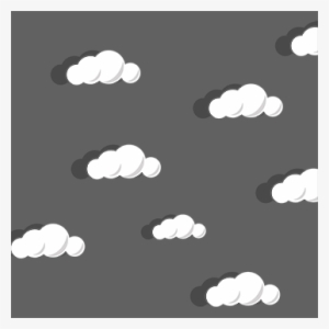 Brown Clouds Floating Artwork, Clouds Silhouette Artwork, - Cloud