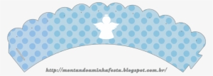 Angel Silhouette Papers In Light Blue Free Printable - Saia Cupcake Mario Bros