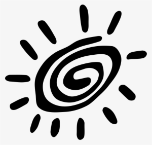 How To Set Use Rock Art Spiral Sun Clipart
