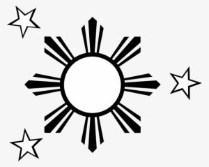 Sun Clipart Three Star - Golden State Warriors Filipino Heritage Logo