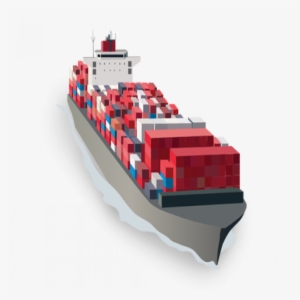 Sea Freight From London - Container Ship Cargo Ship Clipart