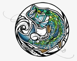 Tarpon Vector Watercolor - Simms Tarpon Logo