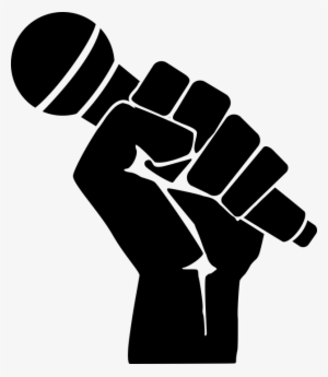 Rap Music Png Transparent - Black Microphone Png