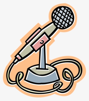 Vector Illustration Of Acoustic To Electric Transducer - Clip Art