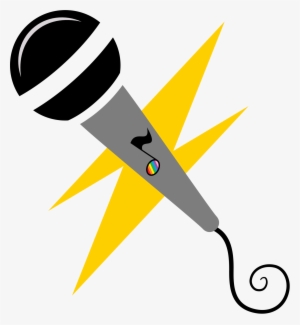 Microphone Clipart Cutie Mark - My Little Pony Microphone Cutie Mark