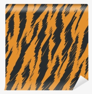 Tiger Stripes Skin Seamless Pattern Wall Mural • Pixers® - Tiger Prints