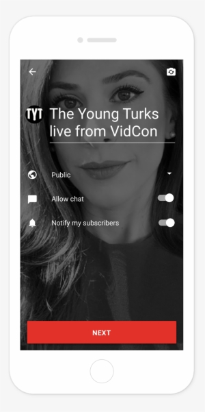 The Undisputed King Of Internet Video Is Ready To Take - Youtube Live Stream On Mobile