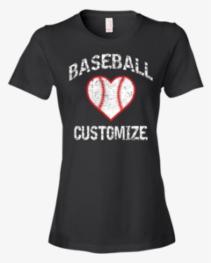 Ladies' Fit T-shirt - Black I Love Ny Shirt