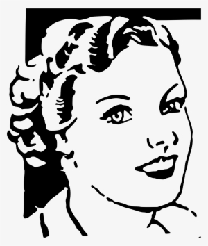 This Free Icons Png Design Of Girl Face Stamp