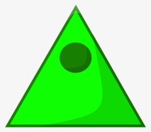 Object Shows Community Fandom - Triangle Clipart Green - 664x581 PNG ...