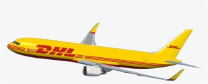 Dhl - Dhl Airplane Png