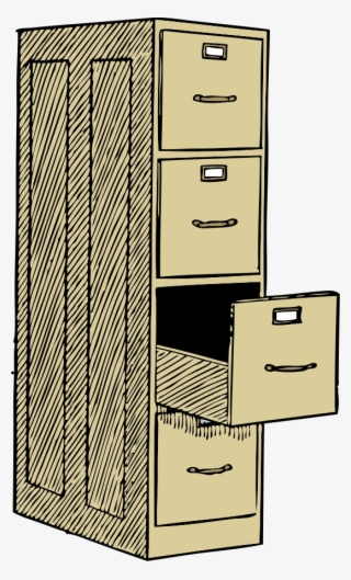 File Cabinet, Office, Furniture, File, Storage, Paper - Cartoon Picture Of Cabinet
