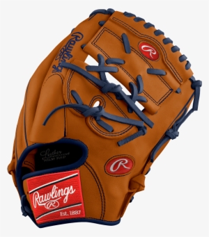 Picture Of 12" Heart Of The Hide Custom - Rawlings White/red Custom Glove