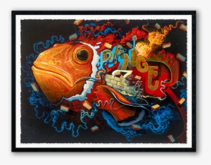 Nosego Laugh In The Face Of Art Print - Deckle
