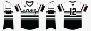 Team Black Heart Baseball Elite Jersey - Illustration
