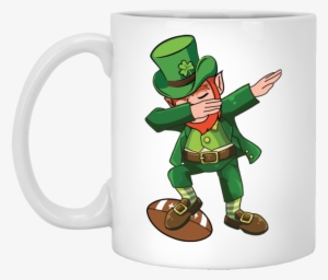 Dabbing Leprechaun Football T-shirt Funny Dab St Patricks - Don T Make Me Gibbs Slap You