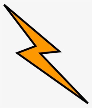 Orange Bolt Clip Art At Clker - Orange Lightning Bolt