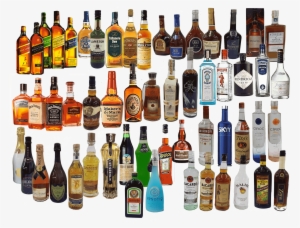 Liquor Bottles - Liquors Botlles Png
