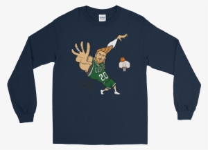 Hayward "johnny Bravo" Parody Long Sleeve - Gildan Rabbit In Red Longsleeve Mens,black -- Michael