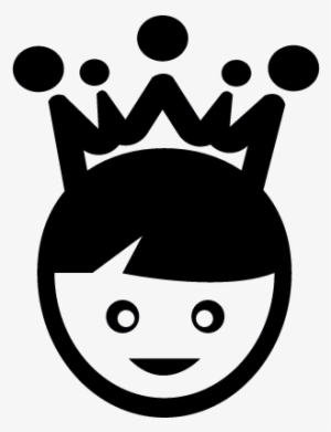 Prince Crown Vector - Carita Feliz Con Corona