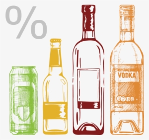 The History Of Liquor Sunrise House Percentages - Vodka Vector
