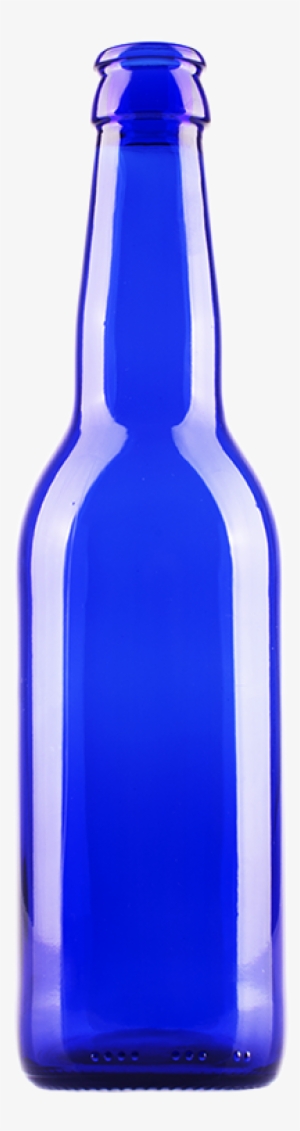Blue Cobalt Bottle 330 Ml Bn052 - Blue Beer Bottle